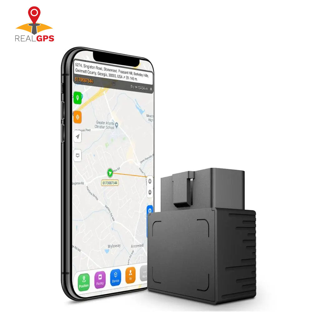 RealGPS 4G OBDII plug in GPS with Data Plan